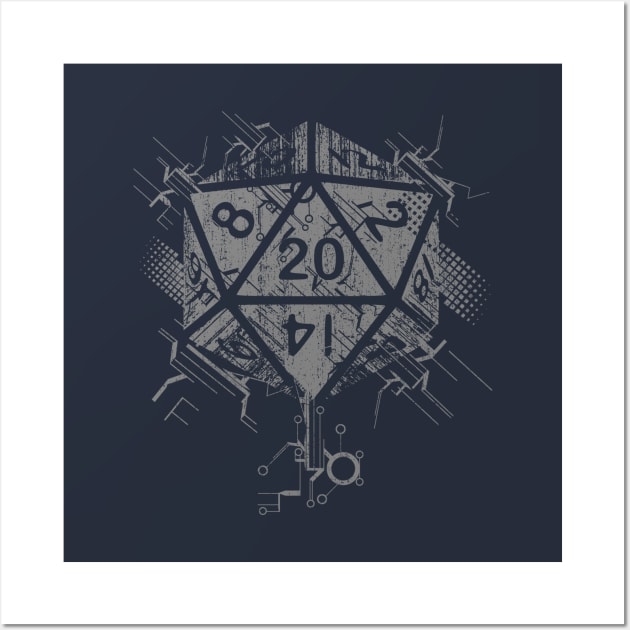 D20 of power Wall Art by artlahdesigns